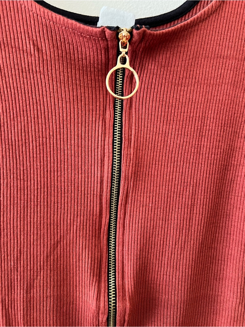 Windsor Ribbed Zip-Front Dress - Picture 2 of 7